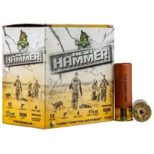 Hevishot 28004 Hevi-Hammer 12 Gauge 3″ 1 1/4 oz 4 Shot 25 Rounds