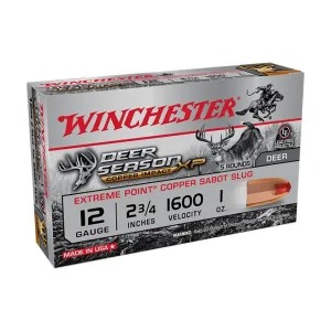 Winchester Deer Season XP Copper Slugs 12 Gauge 5 RDs 2.75″ Chamber